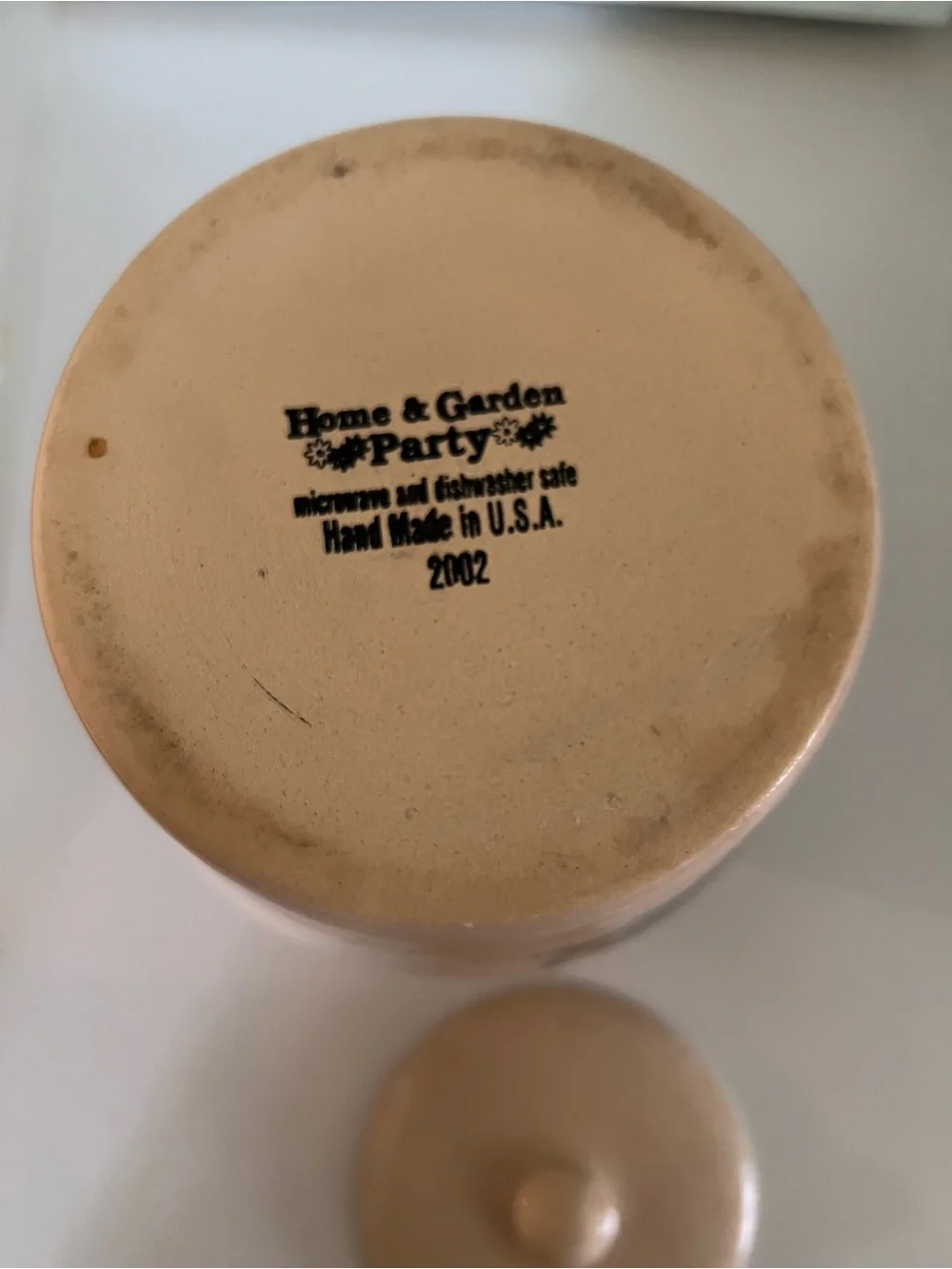 USA Made Home & Garden Party Stoneware Canister
